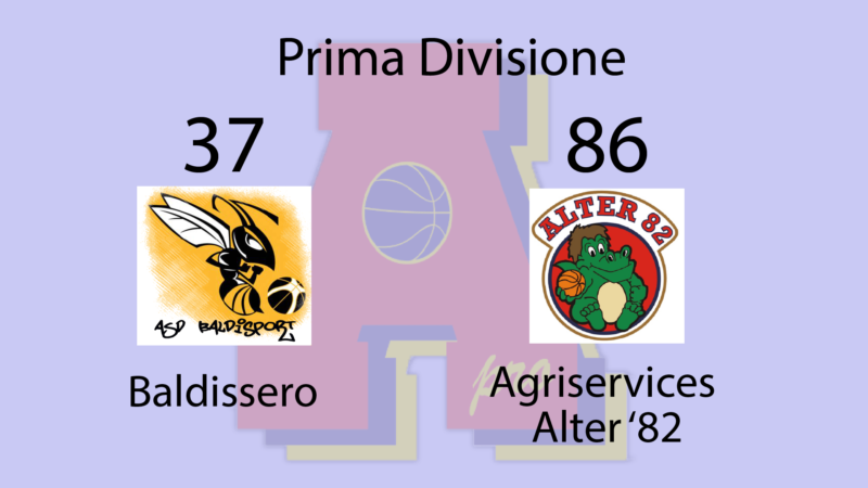 Prima Divisione: Agriservice Alter82 vittoria a Baldissero