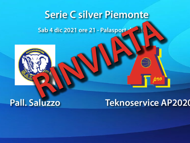 Serie C: RINVIATA Teknoservice AP2020 Saluzzo.