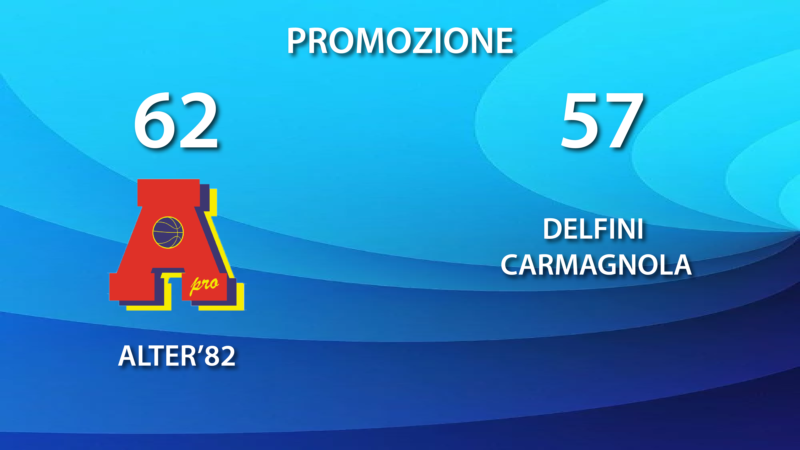 Promozione:  Area Pro 2020 vince con Carmagnola e si posiziona in alta classifica.