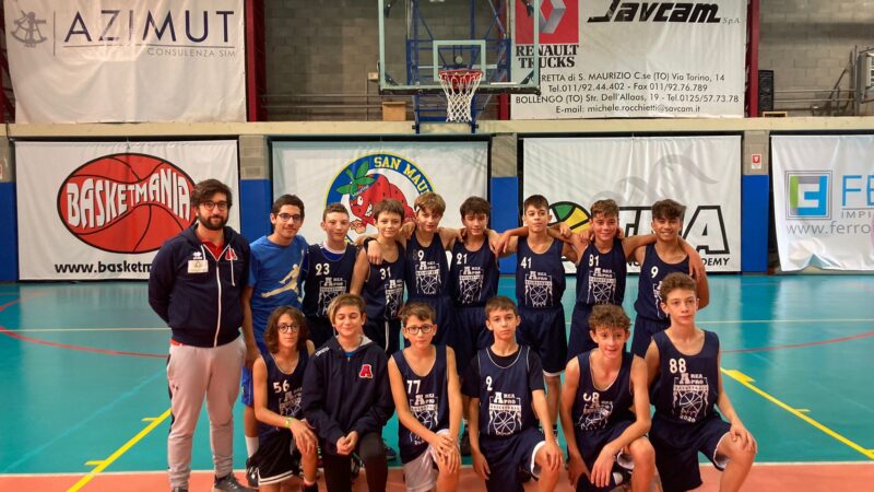Under 13 gold:  Areapro2020 vince il torneo memorial lillia a Pino Torinese