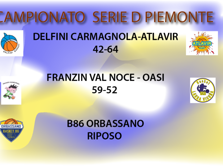 serie D: Atlavir supera Carmagnola , OASI si ferma con FranzinValNoce.