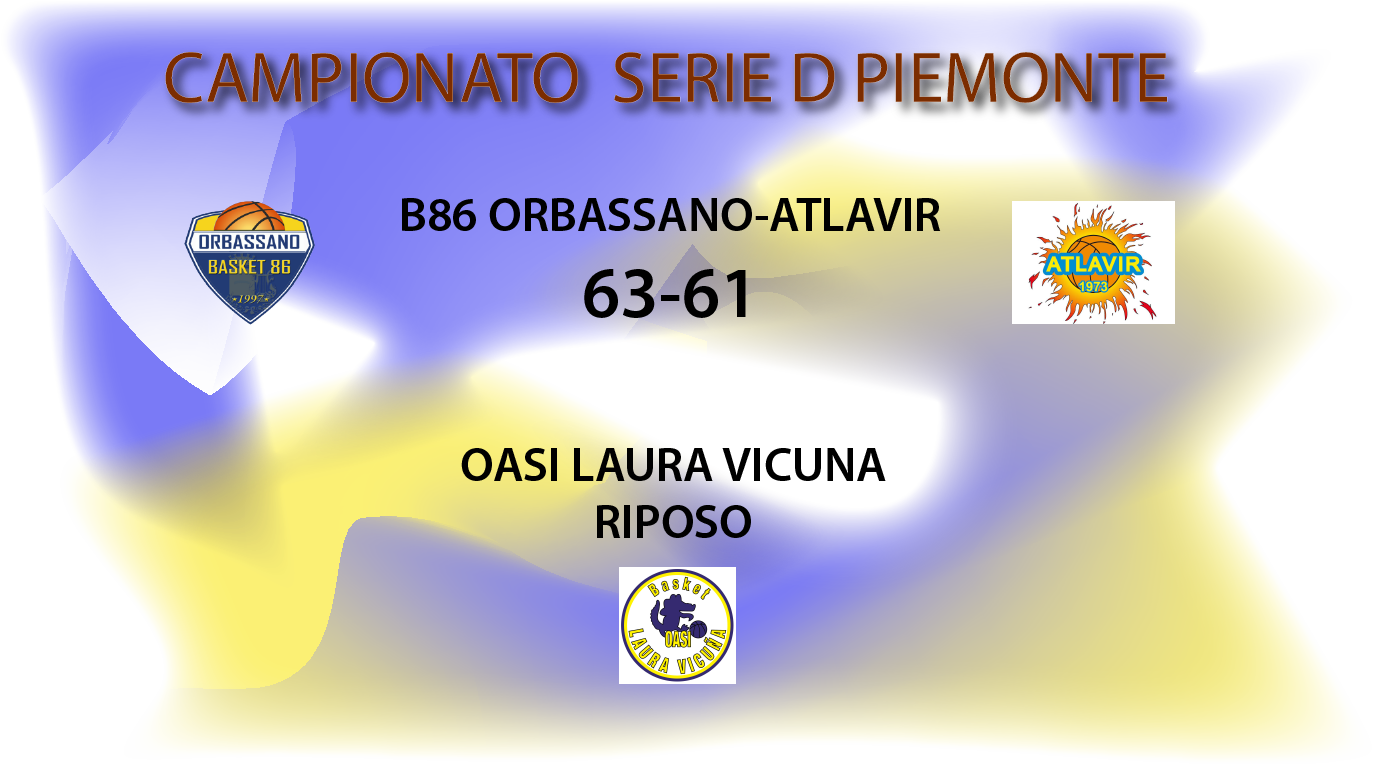 Serie D: B86 Orbassano su Atlavir