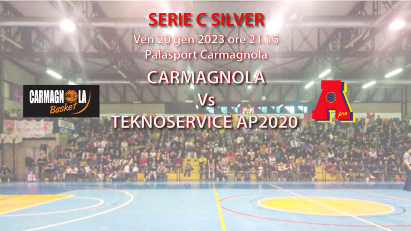 Serie C silver: Teknoservice AP2020 a Carmagnola